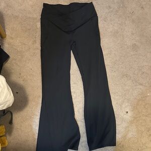 Fabletics Black Flare Leggings with Pockets